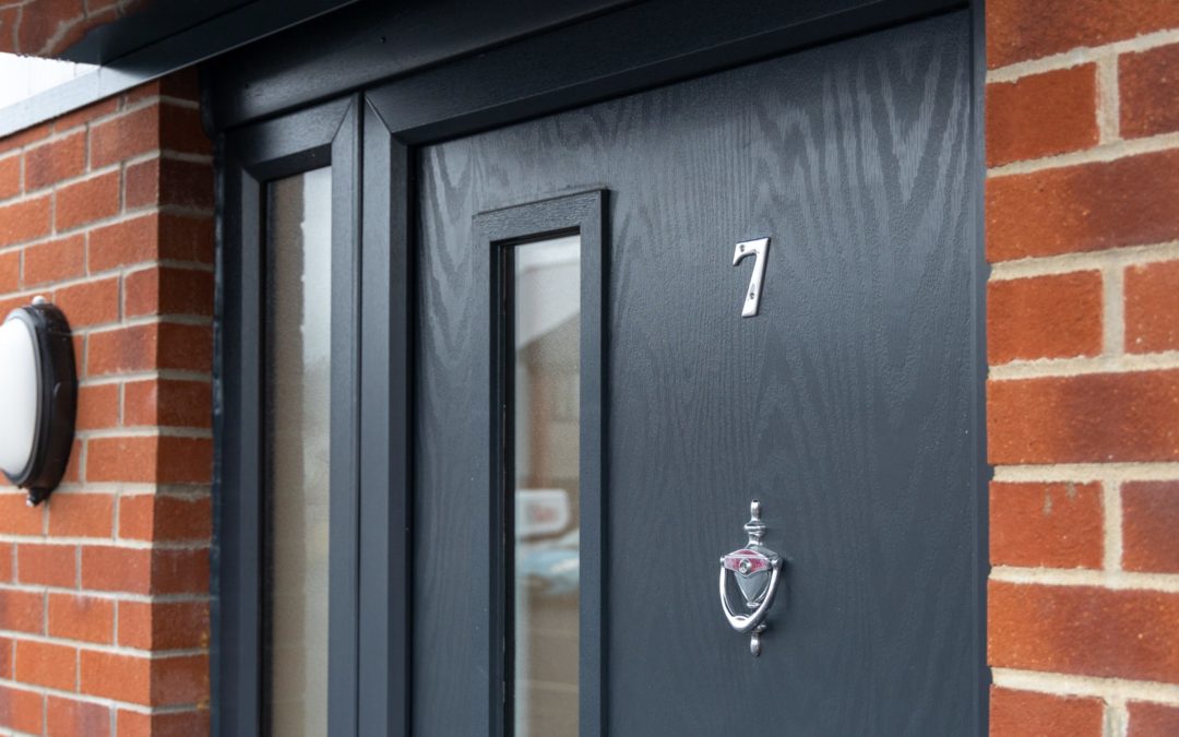 Front door of new WWH property showing the number seven