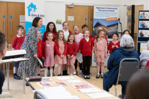 School choir singing